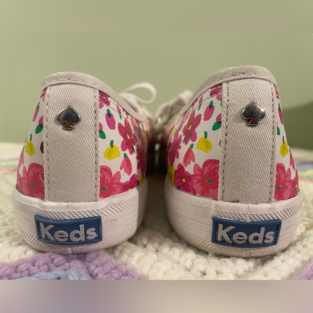 KEDS x Kate Spade Floral Sneakers 7.5 Coastal Grandma - Picture 5 of 5